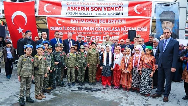 'Çanakkale Savaşında Askerin Son Yemeği' Adlı Etkinlik Yoğun İlgi Gördü