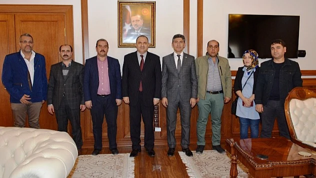 Cavlak, Vali Kaban'ı Ziyaret Etti