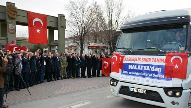 Kardeşlik Sınır Tanımaz, Malatya'dan İDLİB Ve Doğu GUTA'YA Yardım Eli