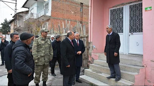 Vali Kaban, Cemal Gürsel Mahallesine Ziyaret Etti