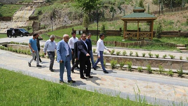 Başkan Gürkan, İspendere İçmeleri'nde İncelemelerde Bulundu