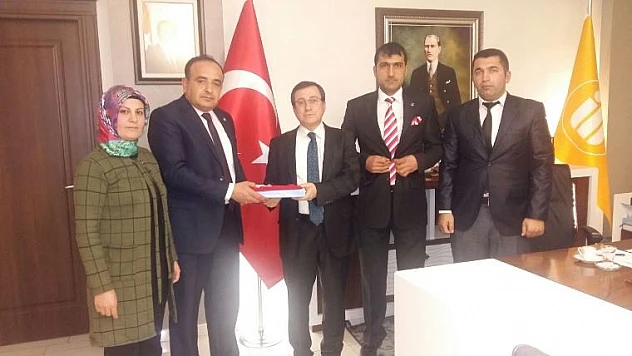 Bbp Malatya Yeşilyurt Merkez İlçe Teşkilatından Rektör Kızılay'a Ziyaret
