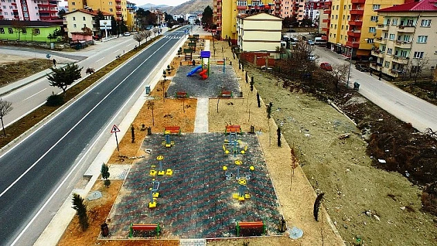 Muhsin Yazıcıoğlu Parkı Bitmek Üzere