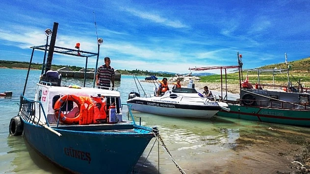 Karakaya Barajında Tekne Denetimi