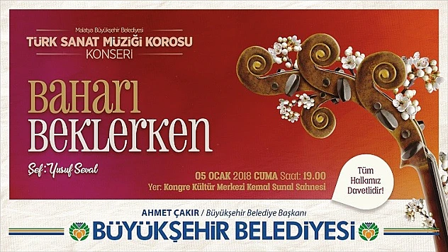 'Baharı Beklerken' Sanat Müziği Konseri