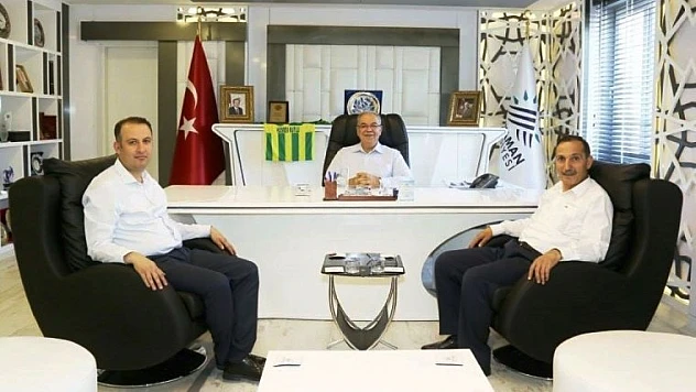 AK Partili Yöneticilerden, Başkan Kutlu'ya Ziyaret