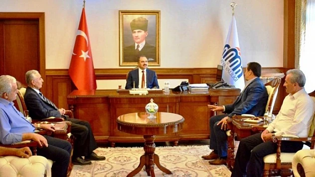Esnaf Kuruluşlarından Vali Kaban'a Ziyaret