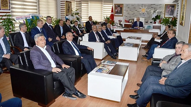Esnaf Kuruluşlarından AK Parti İl Başkanı Kahtalı'ya Ziyaret