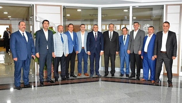 Vali Kaban'dan, TSO Yeni Yönetimine Ziyaret