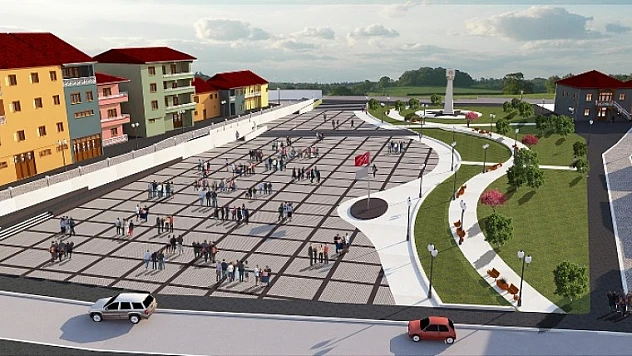 Doğanşehir'e 8 Bin Metrekarelik Meydan