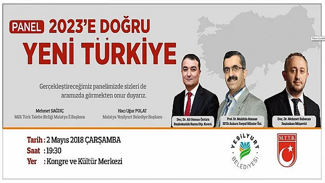 2023'e Doğru Yeni Türkiye' Konulu Panel