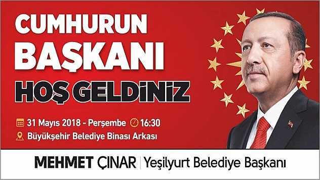 Başkan Çınar'dan Mitinge Davet!