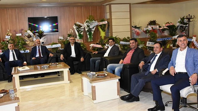 MÜSİAD Heyetinden, Başkan Sadıkoğlu'na Hayırlı Olsun Ziyareti