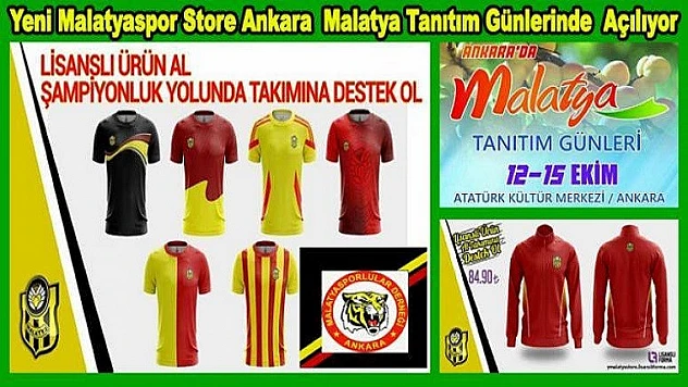 Yeni Malatyaspor Store Ankara 'da Açılıyor