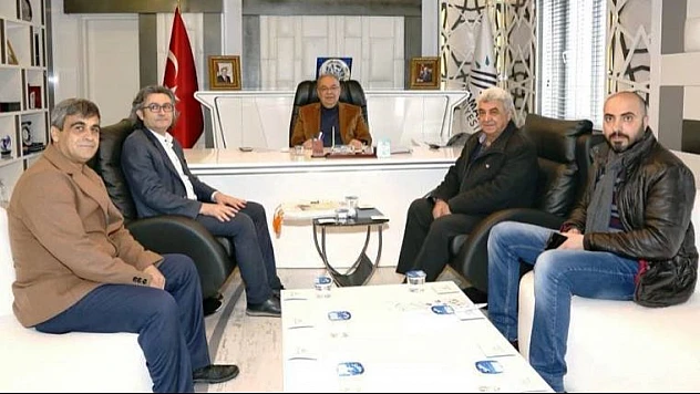 Başkan Kutlu'ya Ziyaretler Devam Ediyor