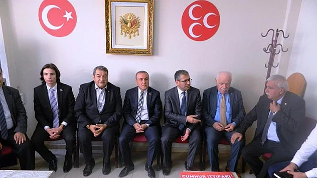 MHP Adayları Doğanşehir İlçesini Ziyaret Etti