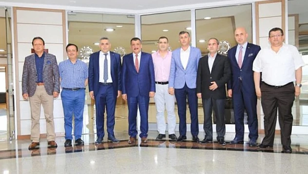 Başkan Gürkan'dan Sadıkoğlu'na Hayırlı Olsun Ziyareti