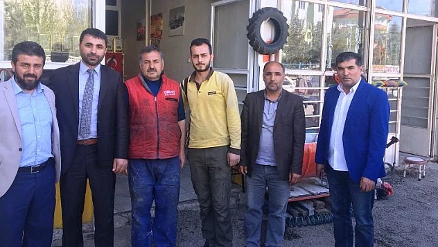 Samanlı, Battalgazi İlçe Esnafını Ziyaret Etti