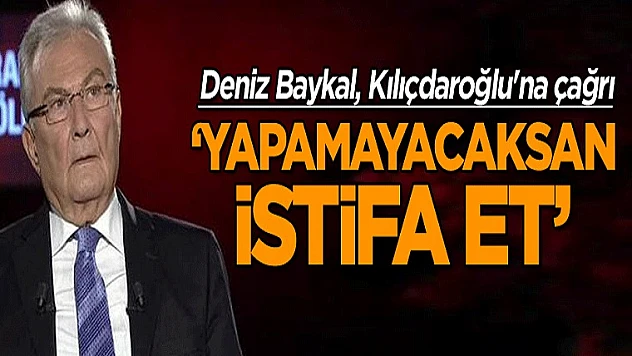 Deniz Baykal, Kılıçdaroğlu'nu Canlı Yayında İstifaya Davet Etti