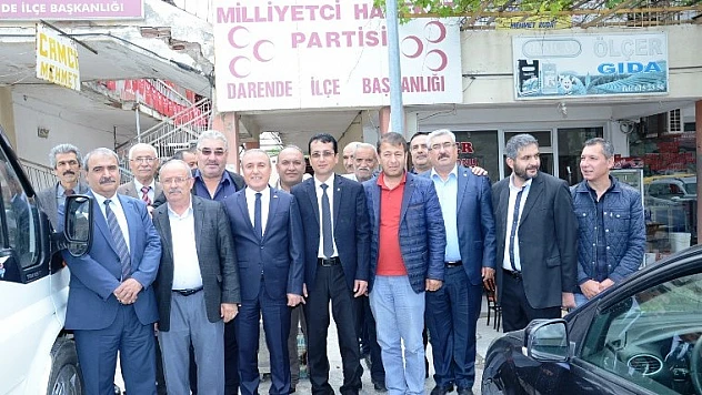 MHP Malatya Milletvekili Aday Adayı Ömer Ekici Darende İlçesini Ziyaret Etti