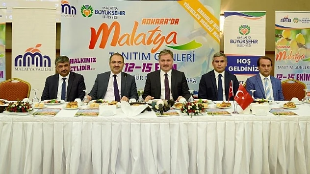 Ankara'da 'Malatya Günleri' Başlıyor