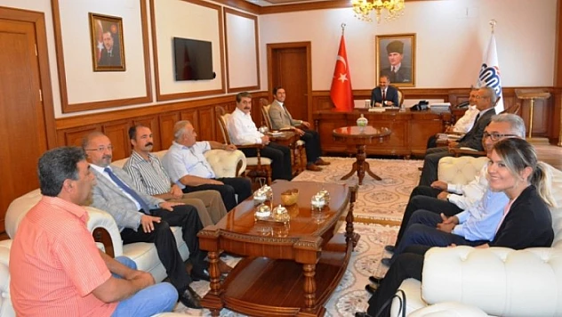 Siyasi Parti İl Başkanlıklarından Vali Kaban'a Ziyaret