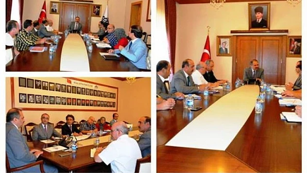 Vali Kaban Başkanlığında Yeni Stadyumun Sorunlarının Çözümü Konusunda Toplantı Yapıldı