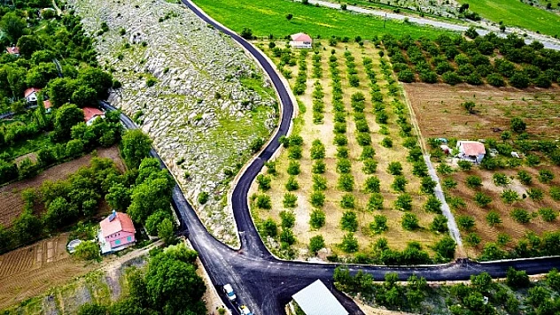 Büyükşehirden Güzelyurt'a 7 Kilometrelik Asfalt Çalışması