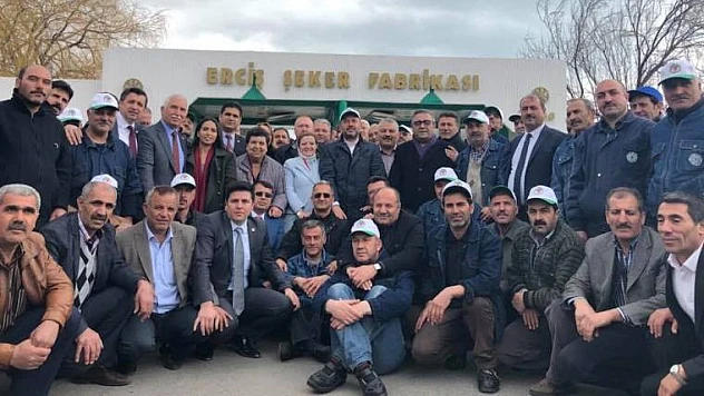 Ağbaba, Erciş Şeker Fabrikasında Seslendi