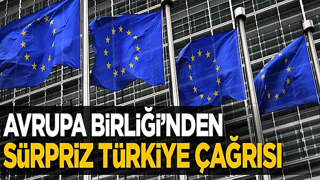 Avrupa Birliği'nden Sürpriz 'Türkiye' Çağrısı