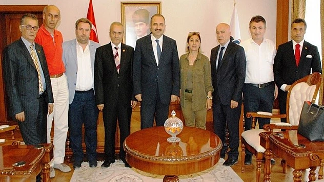 ABBD'den Vali  Ali Kaban'ı Ziyaret  Etti