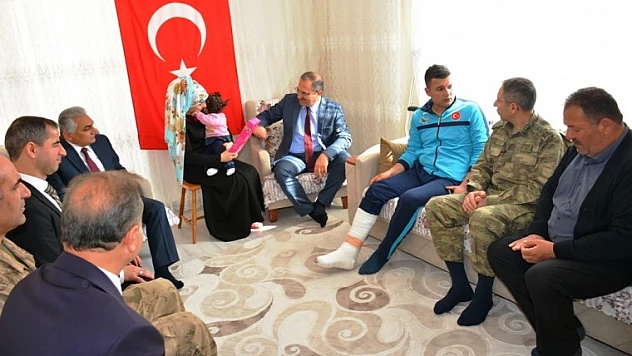 Vali Kaban, Zeytin Dalı Harekâtında Gazimiz Ve Şehit Ailesine Ziyaret 