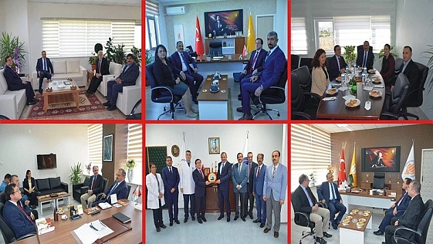 Vali Kaban, İnönü Üniversitesinde İade-İ Ziyaretlerde Bulundu