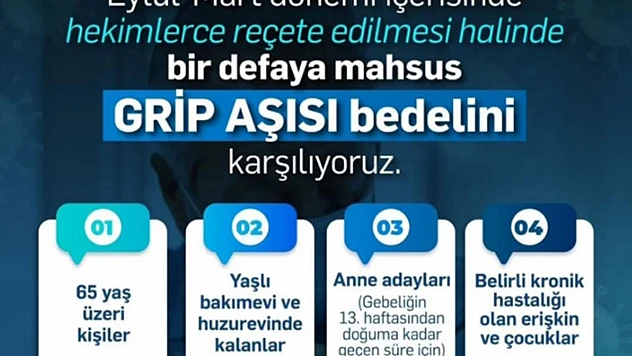 Grip aşısı artık SGK tarafından karşılanacak