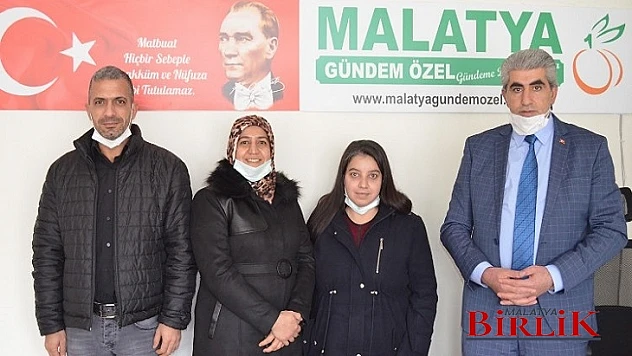 Güç Birliği Partisinden  Malatya Gündem Gazetesine Ziyaret
