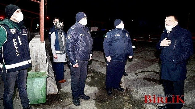 Gürkan, Yeni Yıla Görevi Başında Girecek Olan Personellerine Ziyaret