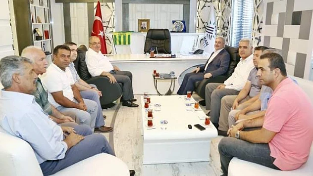 Eski Milletvekili Yetiş'ten, Başkan Kutlu'ya Ziyaret