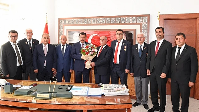 Gazi Derneklerinden Başkan Gürkan'a Ziyaret