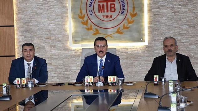 Tüfenkci'den, Malatya Ticaret Borsası'na Ziyaret