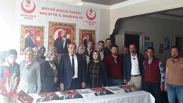 Büyük Birlik Partisi Yeşilyurt Kadın Kolları Başkanlığına Nurcan Dinçer, Getirildi