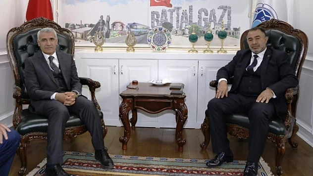 Türk İş Malatya Temsilcisi Öndeş, Başkan Güder'i Ziyaret Etti