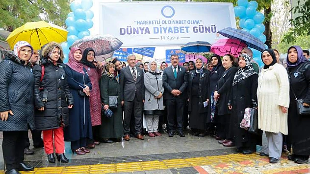 Başkan Gürkan, Dünya Diyabet Günü Yürüyüşüne Katıldı