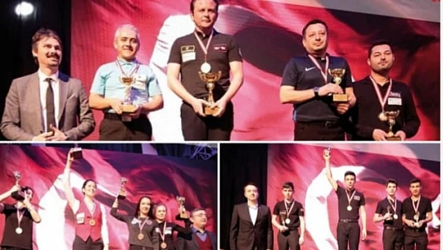 Türkiye 3 Bant Bilardo Kupası Şampiyonları Belli Oldu