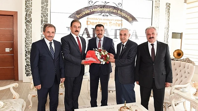 Ahilik Haftası Kutlama Heyetinden Başkan Gürkan'a Ziyaret