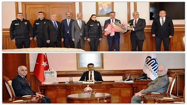 Vali Baruş'a Kurum Müdürlerinden Hayırlı Olsun Ziyareti