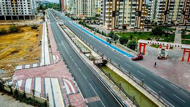 Büyükşehir Barguzu Caddesi'nde Son Rötuşlarını Yapıyor
