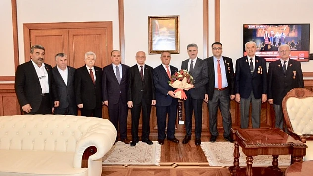 Şehit, Gazi Vakıf ve Dernekleri Vali Baruş'u Ziyaret Etti