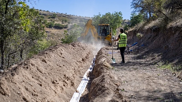 4 Mahalleye 12 Bin 600 Metrelik Yeni İçmesuyu Hattı