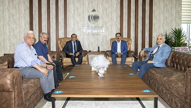 Keskin ve Evren'den Maski Genel Müdürü Karataş'a Ziyaret