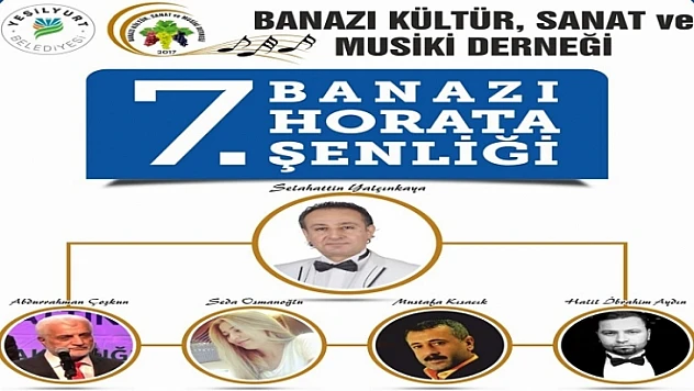 Banazı Horata Şenlikleri Büyük Bir Coşkuyla Yapıldı